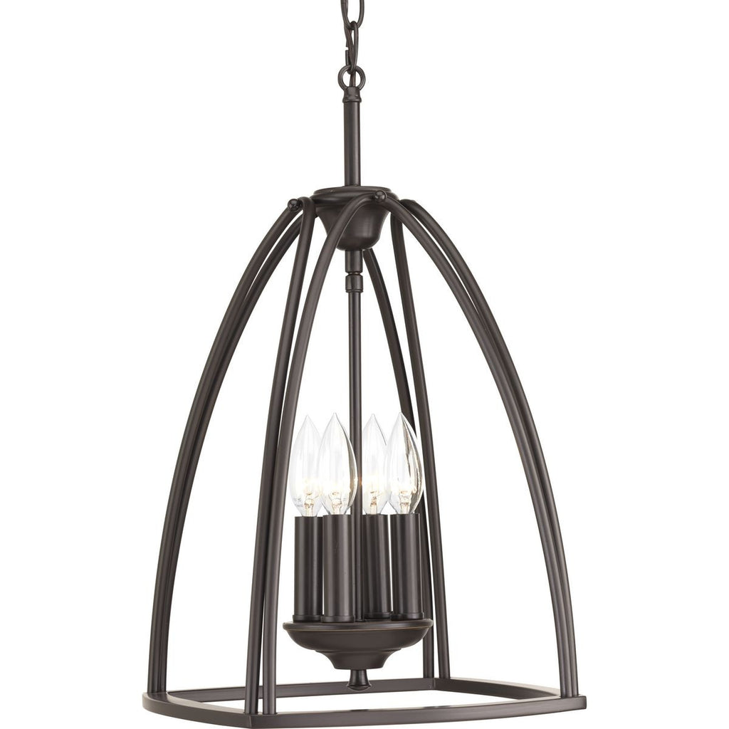 Tally Collection Four-Light Foyer Pendant - Dry Location Listed - P3786-20