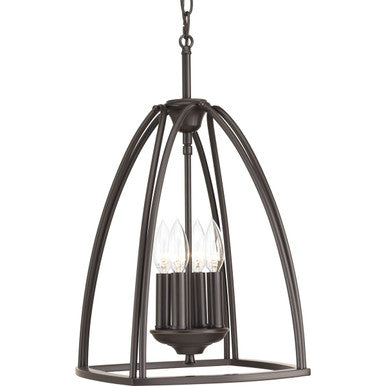 Tally Collection Four-Light Foyer Pendant - Dry Location Listed