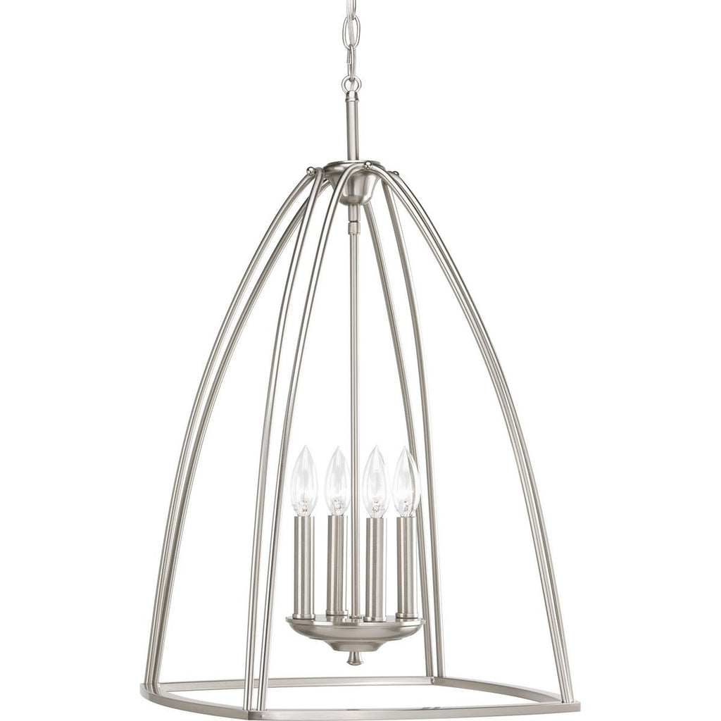 Tally Collection Four-Light Foyer Pendant - Dry Location Listed - P3787-09