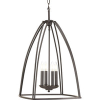 Tally Collection Four-Light Foyer Pendant - Dry Location Listed