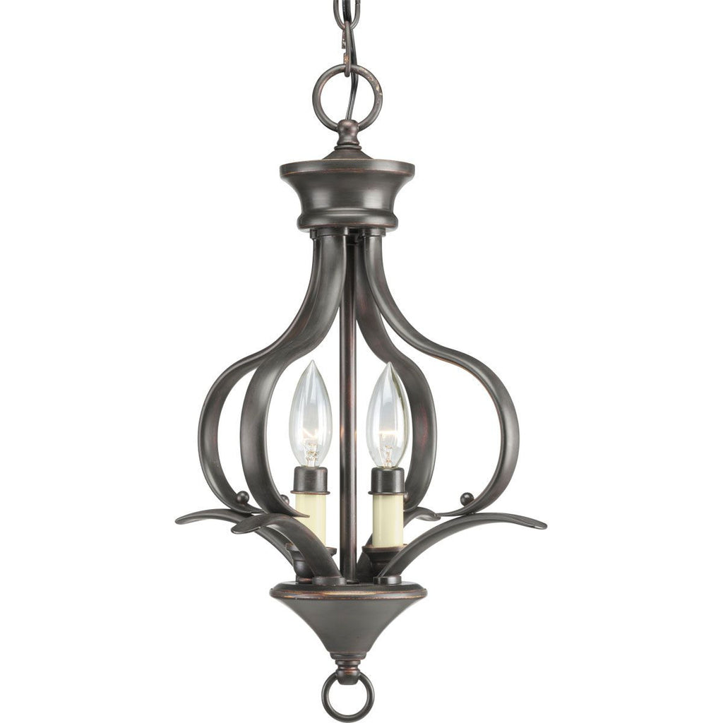 Trinity Collection Two-Light Foyer Pendant - Dry Location Listed