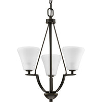 Bravo Collection Three-Light Foyer Chandelier - Dry Location Listed