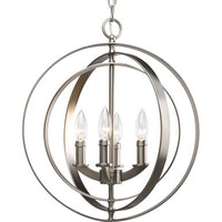 Equinox Collection Four-Light Foyer Pendant - Dry Location Listed - P3827-126