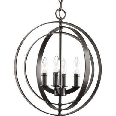 Equinox Collection Four-Light Foyer Pendant - Dry Location Listed