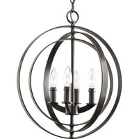Equinox Collection Four-Light Foyer Pendant - Dry Location Listed