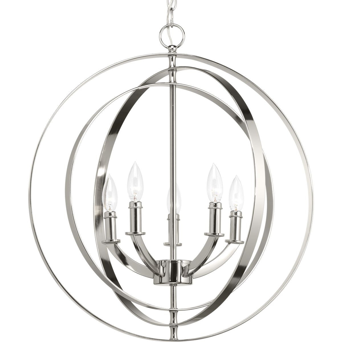 Progress Lighting Hall & Foyer Light - Equinox Collection Five-Light Pendant - Model P3841-104