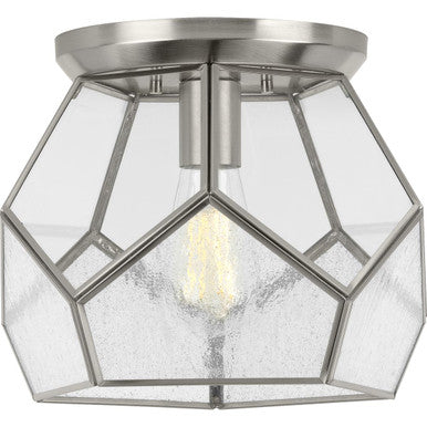Cinq Collection Brushed Nickel One-Light 12