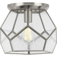 Cinq Collection Brushed Nickel One-Light 12