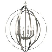 Equinox Collection Six-Light Foyer Pendant - Dry Location Listed - P3889-126