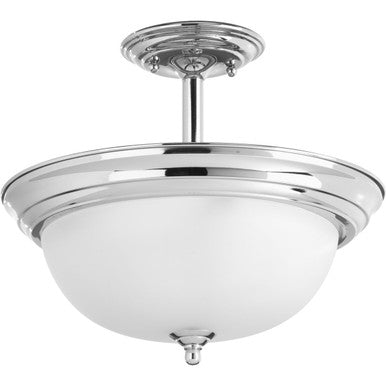 Two-Light Dome Glass 13-1/4