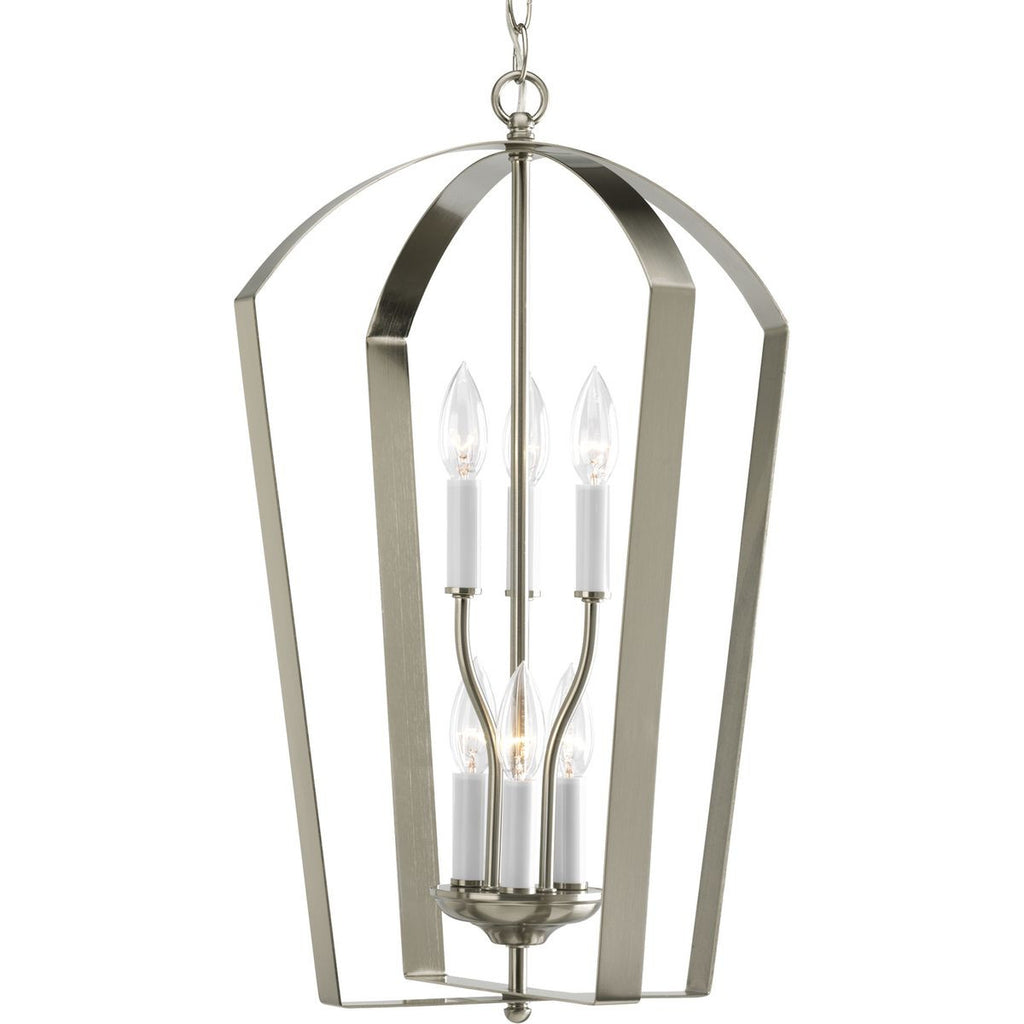 Gather Collection Six-Light Foyer Pendant - Dry Location Listed