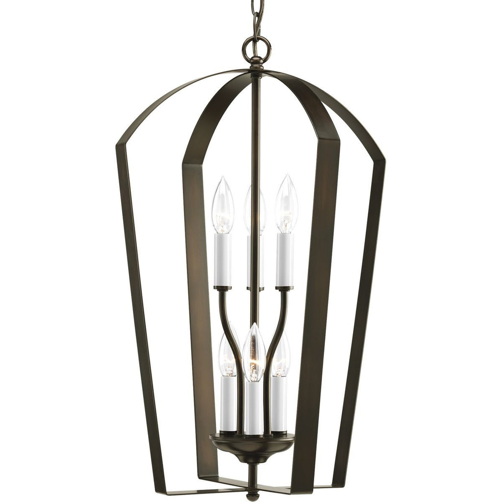 Gather Collection Six-Light Foyer Pendant - Dry Location Listed