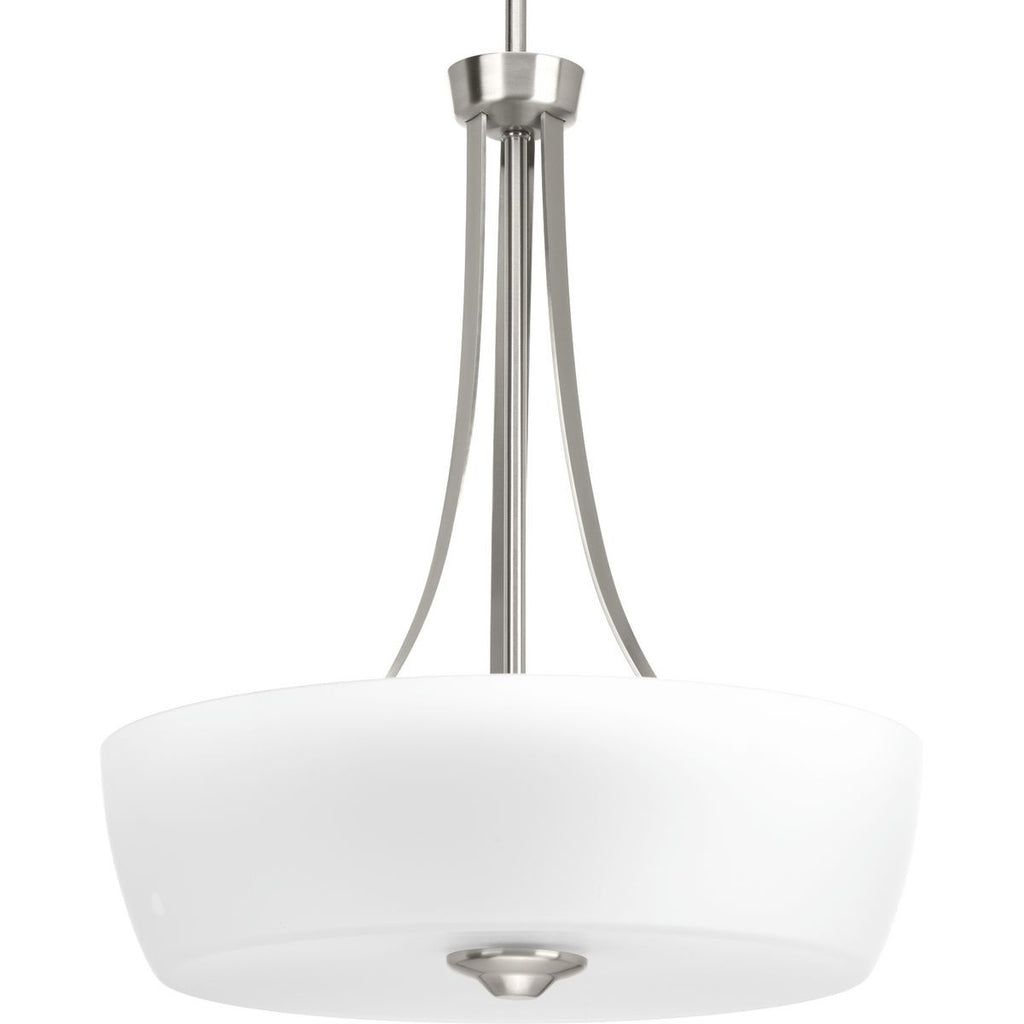 Leap Collection Three-Light Inverted Pendant - Dry Location Listed