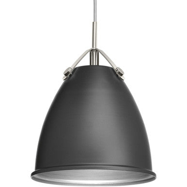 Tre Collection One-Light Graphite Graphite Metal Shade Coastal Pendant Light - Dry Location Listed - Model P500051-143