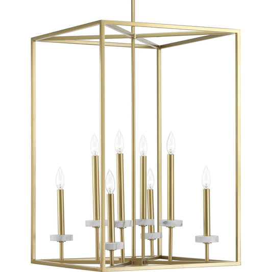 Progress Lighting Bath & Vanity Light - Avalon Collection Four-Light Brushed Nickel Alabaster Glass Traditional Bath Vanity Light - Model P3269-09