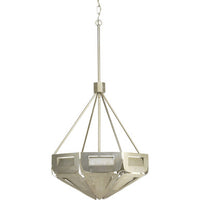 Progress Lighting Yerba Collection Silver Ridge Large Pendant - Dry Location Listed