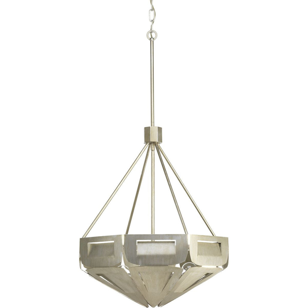 Progress Lighting Yerba Collection Silver Ridge Large Pendant - Dry Location Listed