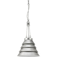 Progress Lighting Surfrider Collection Galvanized Finish Pendant - Dry Location Listed