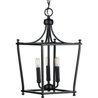 Parkhurst Collection Black Three-Light Foyer - Dry Location Listed