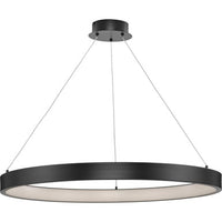 Inverse LED Collection Modern Matte Black Pendant - Damp Location Listed - Model P500370-31M-30