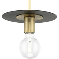 Trimble Collection One-Light Brushed Bronze Mini Pendant - Dry Location Listed