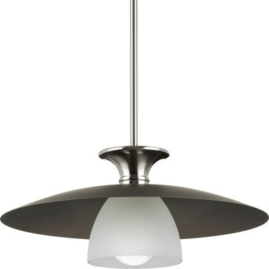 Trimble Collection One-Light Brushed Nickel Pendant - Dry Location Listed