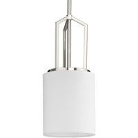 Goodwin Collection One-Light Brushed Nickel Modern Farmhouse Pendant - Dry Location Listed