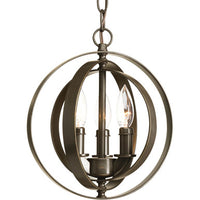 Equinox Collection Three-Light Sphere Pendant - Dry Location Listed