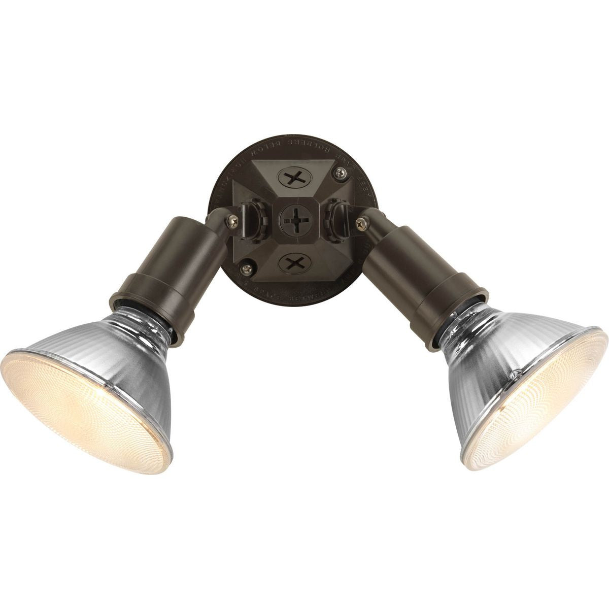 Progress Lighting Outdoor Light - Two-Light Adjustable Swivel Flood Light - Model P5212-20