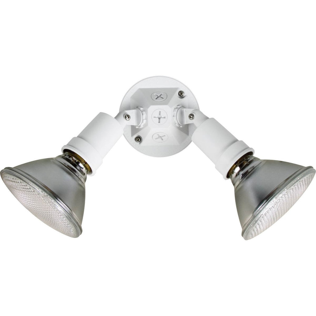 Two-Light Adjustable Swivel Flood Light - Wet Location Listed - Model P5212-30