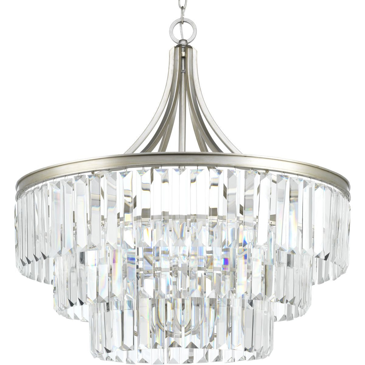 Progress Lighting Close-to-Ceiling Light - Glimmer Collection Six-Light Pendant - Model P5346-134