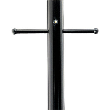 Outdoor 7in. Aluminum Post with Ladder Rest and Photocell