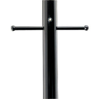 Outdoor 7in. Aluminum Post with Ladder Rest and Photocell