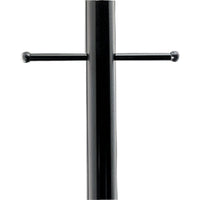Outdoor 7in. Aluminum Post with Ladder Rest