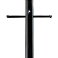 Outdoor 7in. Aluminum Post with Ladder Rest, Photocell and GCO