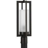 Janssen Collection Oil Rubbed Bronze One-Light Post Lantern - Wet Location Listed