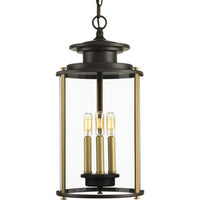 Squire Collection Three-Light Hanging Lantern - Damp Location Listed - Model P550012-020