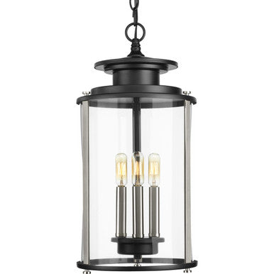 Squire Collection Three-Light Hanging Lantern - Damp Location Listed - Model P550012-031
