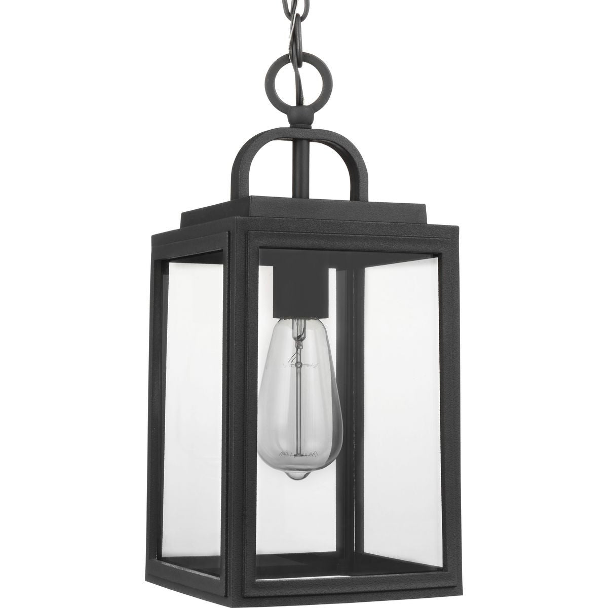 Progress Lighting Chandeliers Light - Kene Collection Five-Light Brushed Nickel Clear Glass Craftsman Chandelier Light - Model P400095-009