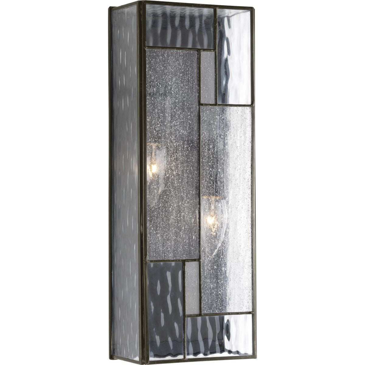 Progress Lighting Outdoor Light - Geometric Collection Two-Light Medium Wall Lantern - Model P560048-129