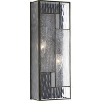 Geometric Collection Two-Light Medium Wall Lantern - Wet Location Listed