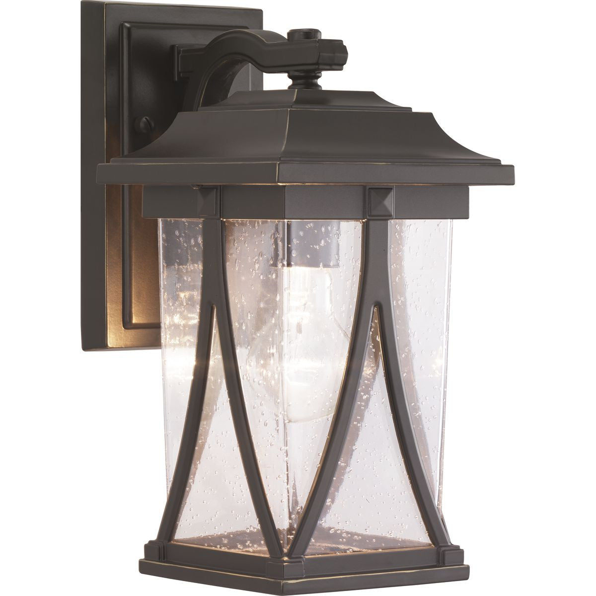 Progress Lighting Outdoor Light - Abbott Collection One-Light Small Wall Lantern - Model P560113-020