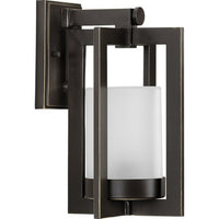 Janssen Collection Oil Rubbed Bronze One-Light Small Wall Lantern - Wet Location Listed