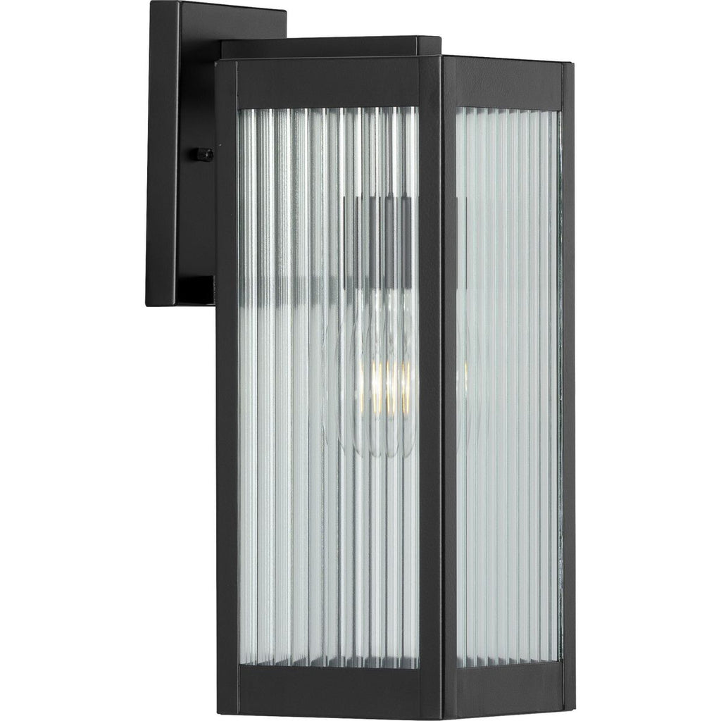 Felton Collection Black One-Light Medium Wall Lantern - Wet Location Listed