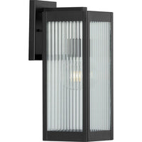 Felton Collection Black One-Light Medium Wall Lantern - Wet Location Listed