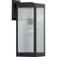 Felton Collection Black One-Light Large Wall Lantern - Wet Location Listed