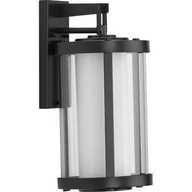 Irondale Collection Black One-Light Medium Wall Lantern - Wet Location Listed