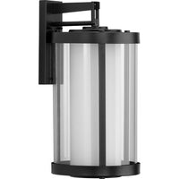 Irondale Collection Black One-Light Large Wall Lantern - Wet Location Listed