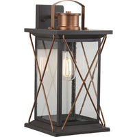 Barlowe Collection Antique Bronze One-Light Large Wall Lantern - Wet Location Listed