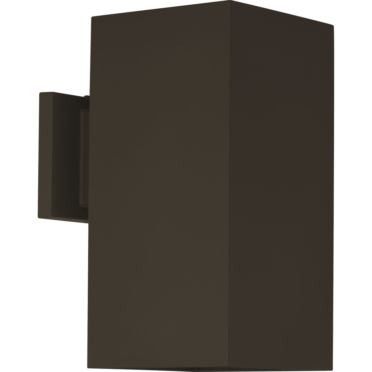 Progress Lighting Cylinder Light - 6" Square One-Light Wall Lantern - Model P5643-20